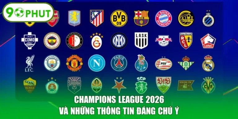 Champions League 2026 Và Những Thông Tin Đáng Chú Ý