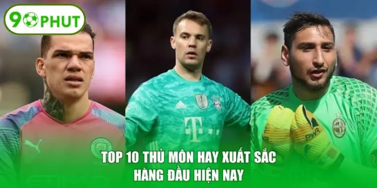 Top 10 Thủ Môn Hay Xuất Sắc Hàng Đầu Hiện Nay