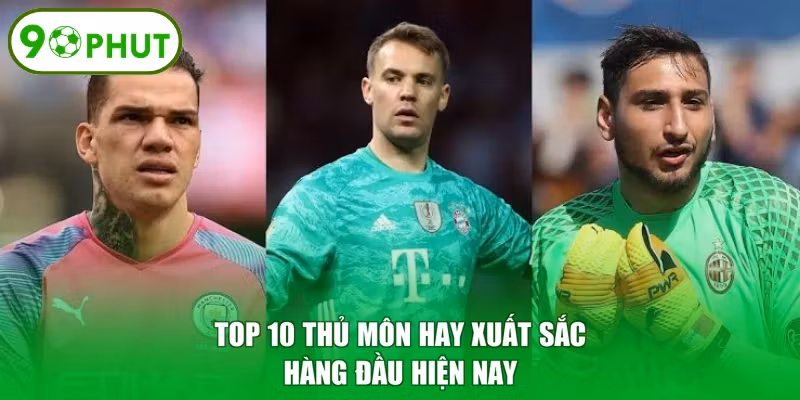 Top 10 Thủ Môn Hay Xuất Sắc Hàng Đầu Hiện Nay